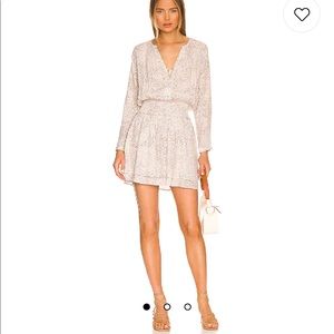 RAILS || Jasmine Dress in Tan Watercolor Leopard